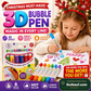💥 KAUF 2, ERHALTE 1 GRATIS + 50 % RABATT!🥳Magische Popcorn-Stifte mit Blaseneffekt, wärmeaktivierte Popcorn-Stifte, DIY-3D-Kunstmarker für Kinderbastelprojekte
