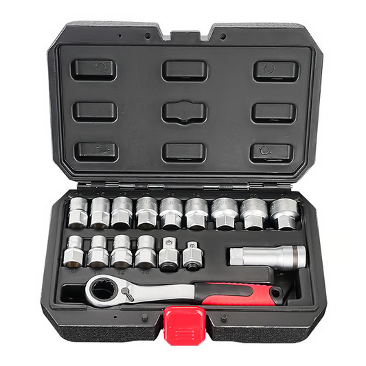 ✨🔥17-teiliges Durchsteck-Stecknuss-Set🔧