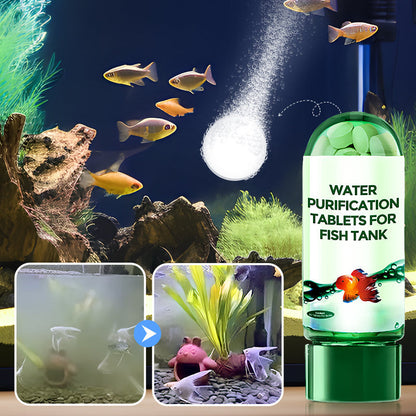 💥♻️Kaufe 3 Erhalte 2 Gratis💧Leistungsstarke Wasserreinigungstablette für Aquarien