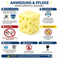 🔥 50% RABATT! 🧀 XXL Käse Squishy – Langsam Rückfedernder Anti-Stress Knautschball | Superweich, Formbar & Unwiderstehlich Zum Kneten