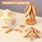 ⏰ Nur heute! 🎄 Massivholz-Untersetzer für Weihnachten