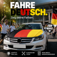 🏁🚗🇩🇪Patriotische Motorhaubenflaggenabdeckung -  Schnelle Befestigung ohne Werkzeug⚽🏆