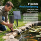 🐟Solar-Teichbelüfter mit Luftpumpe