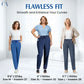 ⏳Nur für kurze Zeit: 50 % Rabatt!!💕👖Mom-Jeans mit hoher Taille und extremem Stretch
