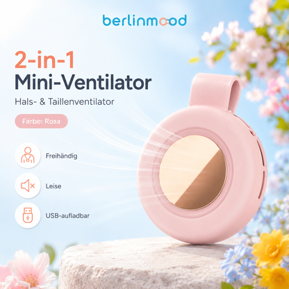 🔥Nur noch wenige Exemplare verfügbar – 50 % Rabatt🔥💨 Whirlwind Clip Waist Neck Fan – 2-in-1-Clip-On & tragbar, freihändige Kühlung überall