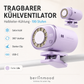 Tragbarer Halbleiter-Lüfter mit Clip