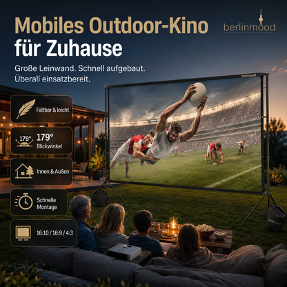 ✨Portabler Projektor 4K Anti-Light Faltwand