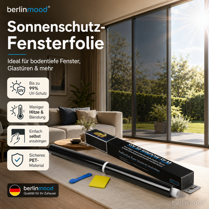 ☀️ Sonnenschutz-Fensterfolie