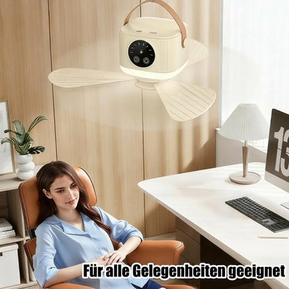 ⏰ Zeitlich begrenztes Angebot: 50% RABATT auf wiederaufladbaren Deckenventilator mit LED! 🌬️✨