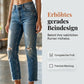 Modische Slim-Fit-Jeans im Used-Look für Damen