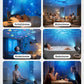 💫 USB-Lampe mit Sternenhimmel-Projektion – 13 austauschbare Filmplatten & flexibler Hals – perfekt für das Schlafzimmer ✨