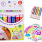 💥 KAUF 2, ERHALTE 1 GRATIS + 50 % RABATT!🥳Magische Popcorn-Stifte mit Blaseneffekt, wärmeaktivierte Popcorn-Stifte, DIY-3D-Kunstmarker für Kinderbastelprojekte