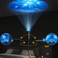 💫 USB-Lampe mit Sternenhimmel-Projektion – 13 austauschbare Filmplatten & flexibler Hals – perfekt für das Schlafzimmer ✨