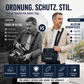 🔥 Heute -50 %! 🎒 Herren Umhängetasche mit vielen Fächern