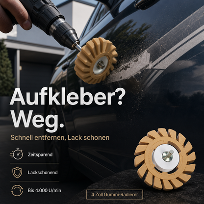 Gummischleifscheibe für Gummiabzieher