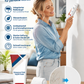 All-in-One-Wandspachtelmasse mit Walzenpinsel