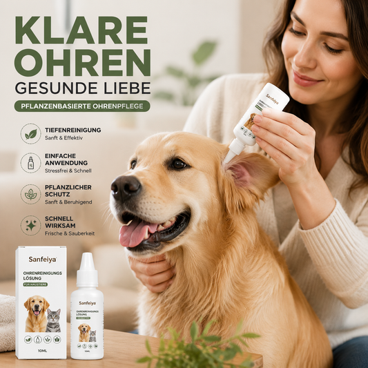 🎁 1 Kaufen = 1 Gratis 🐶🐱 Ohrenpflege-Tropfen für Hunde & Katzen