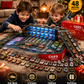 ⏳Zeitlich begrenztes Angebot⏳ Faltbare Spielzeugauto-Garage mit 48 Rückziehautos