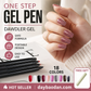 ⏳1 Kaufen, 1 Gratis ! ✨ Ein-Schritt-Nagellackstift • Gratis Mini-UV-Nagellampe