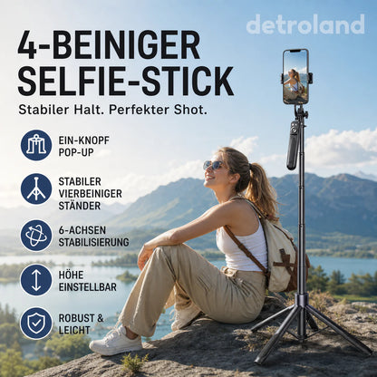 🔥 Heute -50 %! 🤳 6-in-1 Bluetooth-Selfie-Stick