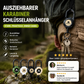 3-in-1 Multifunktions-Schlüsselanhänger mit Karabiner und ausziehbarem Jojo