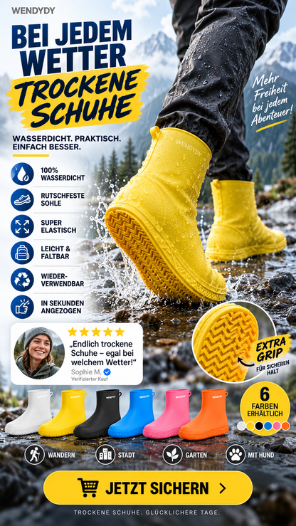 Dicke, abriebfeste, wasserdichte Überschuhe
