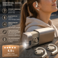 🎧 50 % Rabatt – Offene Kopfhörer – Etui mit LED-Taschenlampe – Richtklang – extrem niedrige Latenz