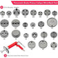 24-teiliges Druckluft-Bremskolbenrücksteller-Set – Für schnelles & sicheres Arbeiten an Scheibenbremsen