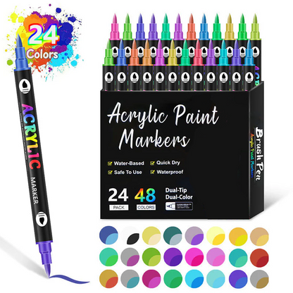 🌈Dual Tip Acrylstift Marker