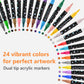 🔥Weihnachtsangebot  50% RABATT🎨✨Dual-Tip Glitter Marker Pen✨