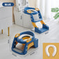 🧒 Toilettensitz mit Treppe – PU‑gepolstert, höhenverstellbar & sicher ✨