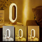 Wiederaufladbare LED-Nachtlichtlampe mit Kristall-Optik, luxuriöses Design für Schlafzimmer & Wohnbereich ✨