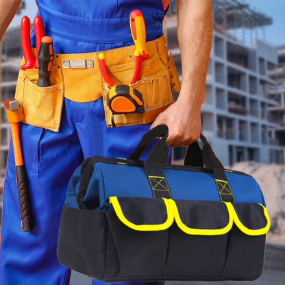 🔩⚙️Professionelles, strapazierfähiges Werkzeugset👜👜Oxford-Gewebe, wasserdichtes Design, tragbar und vielseitig einsetzbar | Ihr Begleiter für alle Wetterbedingungen