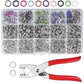 🧵 50 % RABATT! 🔘 DIY-Knopf-Set – Komplettes Werkzeugset, einfach in der Anwendung & verstärkt deine Kleidung ✂️