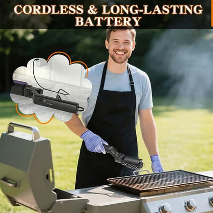 🔥 Heute -50 %! 🍖 Kabellose elektrische Grillbürste – leistungsstarke Reinigung für einen sauberen Grill