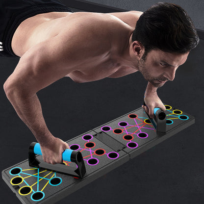 Push-up Board mit Farbcodierung – Effektives Oberkörpertraining &amp; Tragbar für Jedermann! 💪✨-Gcom