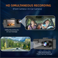 🔥 50 % Rabatt 🚗 3-Kanal Full HD 1080P Dash Cam mit WLAN