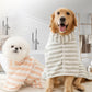 Weicher, saugfähiger und schnell trocknender Hundebademantel🚿🧼🐾