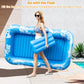 💦Aufblasbare Pool-Sonnenliege – mit automatischer Sprühkühlung. Abnehmbares Kissen, Getränkehalter und Sicherheitsgriffe. Geeignet für 2 Erwachsene (bis 159 kg). Ideal für Garten oder Strand! 🏖️🌞