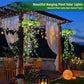 🔥 Heute -50 %! 🌿 Solar-Efeu-Lichterkette – wetterfest mit 8 Lichtmodi für Garten, Balkon & Terrasse