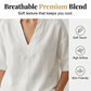 🔥 50% RABATT! Damen Sommer-Set aus Leinen-Mix – V-Ausschnitt Top + Shorts, leicht & bequem!