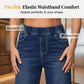 👖 LIMITED-TIME 50% RABATT! ✨ Weite Damen-Crop-Jeans mit Gummibund – Bequem, Weitbeinig, Denim 🍂
