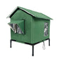 🏠 Wasserdichtes Outdoor-Katzenhaus – erhöht, zerlegbar & klappbar – ideal für verwilderte Katzen, Garten & Balkon – wetterfest & flexibel🐾💤