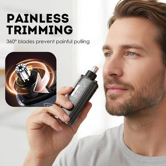 🔥 Heute -50 %! ✂️ Nasen- & Ohrhaartrimmer mit LED-Licht