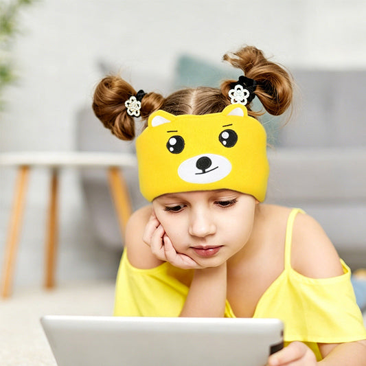 2‑in‑1 Kinder Bluetooth‑Stirnband | Schlafmaske für Reisen & Mittagsschlaf