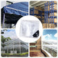 🛡️🌧️Hochbelastbare, wetterfeste, transparente Planen, 14 Mil