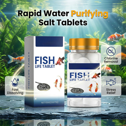 Salztabletten zur Wasseraufbereitung für Aquarien