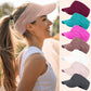 Unisex-Sonnenvisierhut mit Falten für Sport und Outdoor