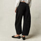 Retro-Jeans für Damen mit mittlerer Leibhöhe, geschwungener Passform und weitem Bein
