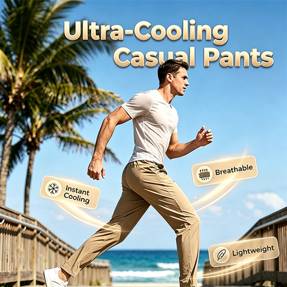 Schnelltrocknende, ultradünne gerade Herrenhose